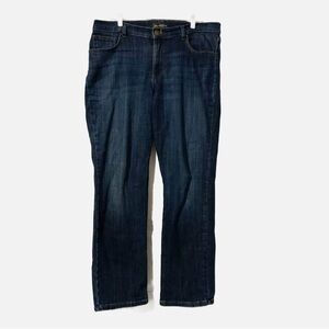 Lee Relaxed Fit, Straight Leg, Mid-Rise Blue Jeans
